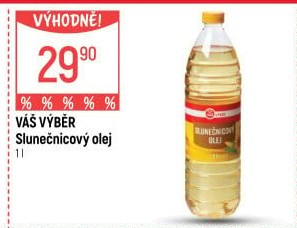 Olej slunečnicový Váš Výběr