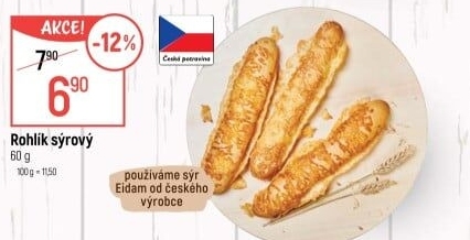 Rohlík se sýrem