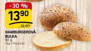 Bulka na hamburger