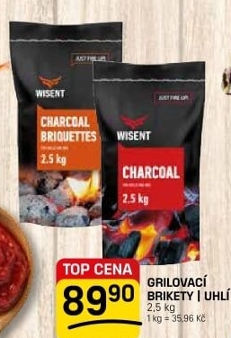 Grilovací brikety Wisent