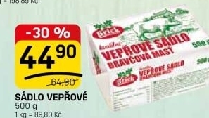 Sádlo vepřové Brick