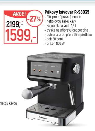 Pákový kávovar Rohnson R-98035