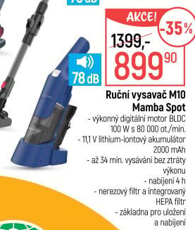 Ruční vysavač Rohnson M10 Mamba Spot