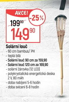 Louč solární