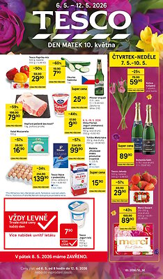akční leták Tesco 6.5.2026-12.5.2026