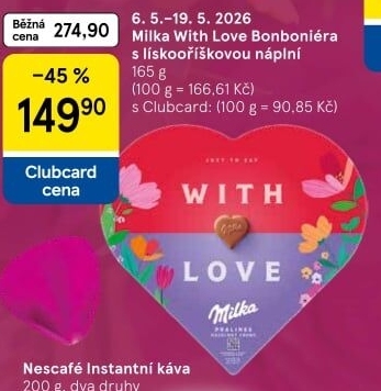 Bonboniéra With Love Milka