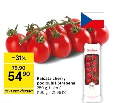 Rajčata cherry keříková Čerstvě utrženo