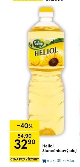 Slunečnicový olej Heliol Palma