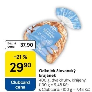 Chléb Slovanský krajánek Odkolek