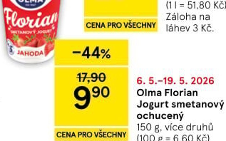 Jogurt smetanový Florian Olma