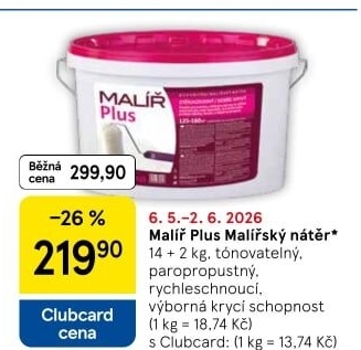 Malířský nátěr Malíř Plus