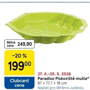 Mušle na písek Paradiso