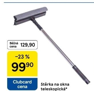 Stěrka na okna s teleskopickou tyčí
