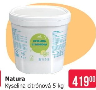 Kyselina citronová Natura
