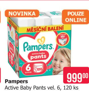 Pleny dětské Active Baby Pants Pampers