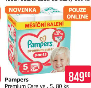 Pleny dětské Pampers Pants Premium Care