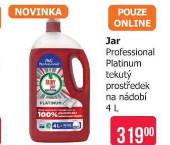 Prostředek na nádobí Professional Jar