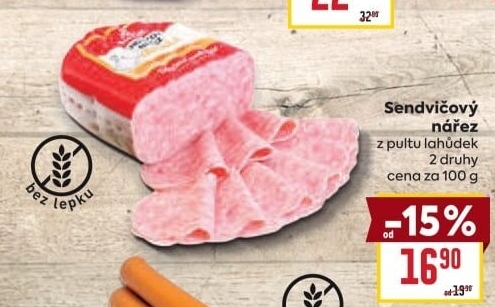 Nářez sendvičový Váhala