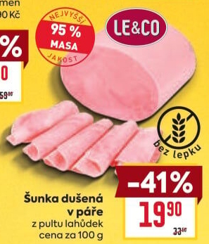 Šunka dušená nejvyšší jakosti LE&amp