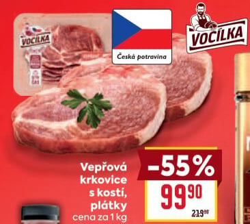 Vepřová krkovice s kostí Vocílka