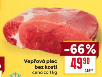 Vepřová plec bez kosti
