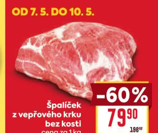 Vepřový krk bez kosti