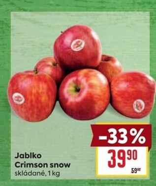 Jablka Crimson Snow