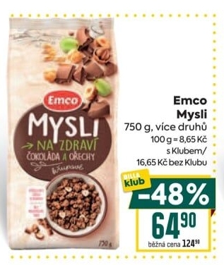Müsli Mysli na zdraví Emco