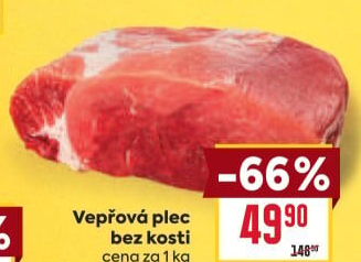 Vepřová plec bez kosti