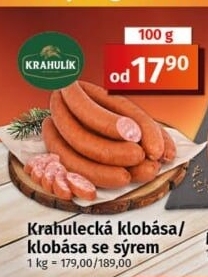Krahulecká klobása Krahulík