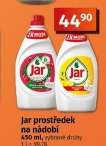 Prostředek na nádobí Jar