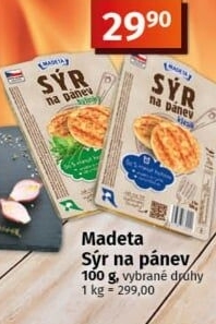 Sýr na pánev Madeta