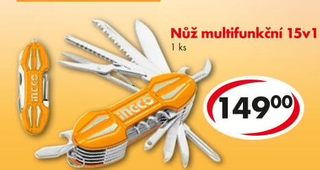 Multifunkční nůž Ingco