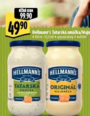 Tatarská omáčka Hellmann'