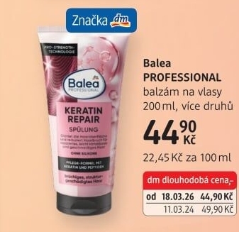 Balzám na vlasy Professional Balea