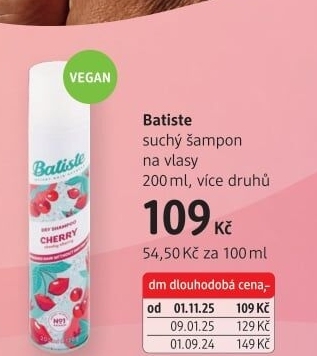 Šampon suchý Batiste
