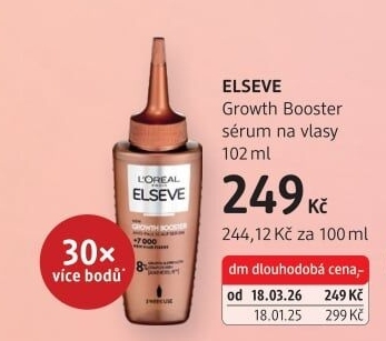 Sérum na vlasy Growth Elséve L'