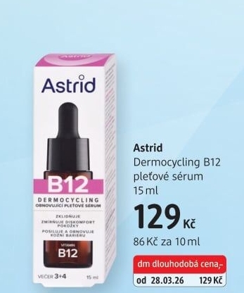 Sérum pleťové Dermocycling B12 Astrid