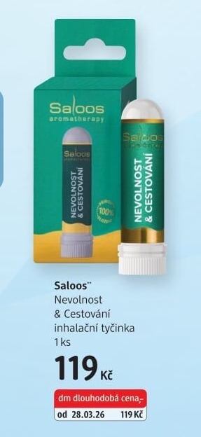 Tyčinka inhalační Saloos