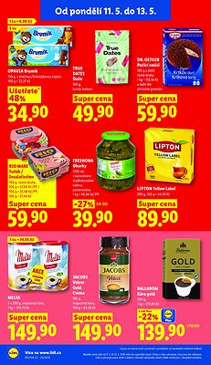 akční leták Lidl 11.5.2026-13.5.2026