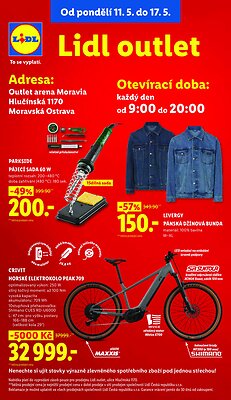 akční leták Lidl 11.5.2026-13.5.2026