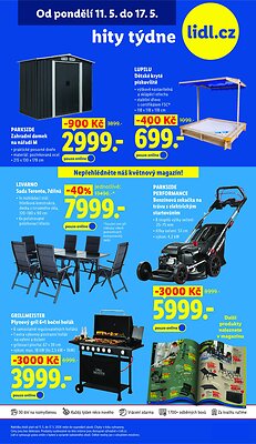 akční leták Lidl 11.5.2026-13.5.2026
