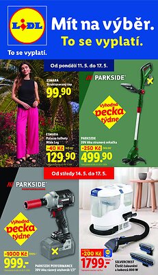 akční leták Lidl 11.5.2026-17.5.2026