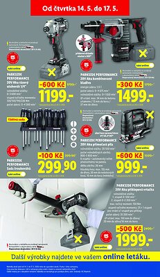 akční leták Lidl 11.5.2026-17.5.2026