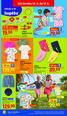 akční leták Lidl 11.5.2026-17.5.2026