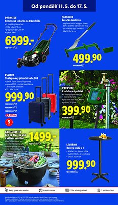 akční leták Lidl 11.5.2026-17.5.2026
