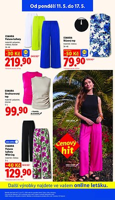 akční leták Lidl 11.5.2026-17.5.2026