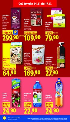 akční leták Lidl 14.5.2026-17.5.2026