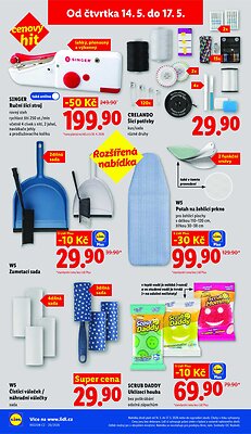 akční leták Lidl 14.5.2026-17.5.2026