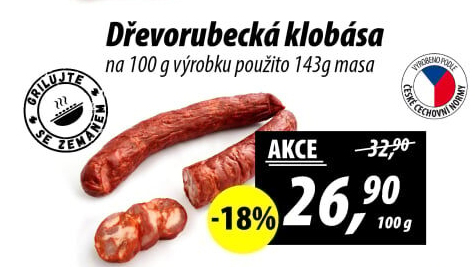 Dřevorubecká klobása